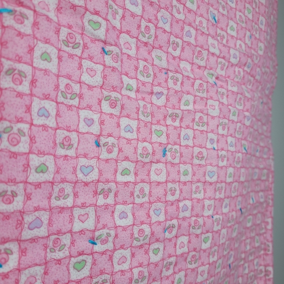 Patchwork Baby Doll Quilt 18 Inch Doll Handmade Heirloom Quality - Picture 4 of 7